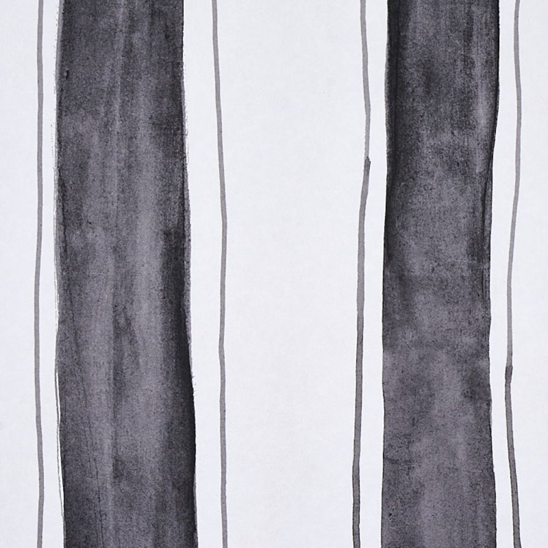 Schumacher x Porter Teleo Tracing Stripes Wallpaper, Black