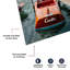 Impression sur toile Lakeside Luxury par Notoriart, prête à être accrochée-116872910