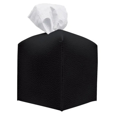 PU Leather Tissue Box Cover – Rectangular Modern Holder for Living Room, Bedroom, or Office Décor