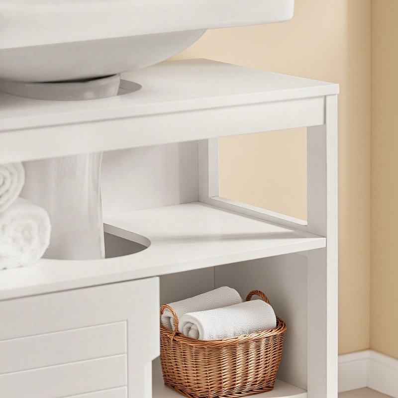 Lyndora 60cm Free-standing Vanity Unit Base, White