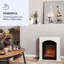 Klarstein 74cm W Electric Fireplace-69312625