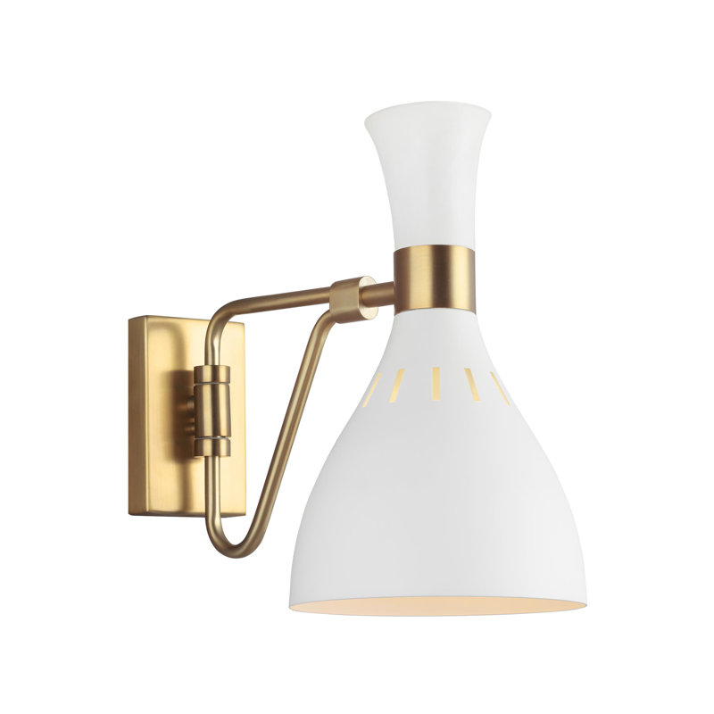 Joan Armed Sconce, Matte White