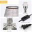 Ensemble de lampe de table 16,7 "transparent