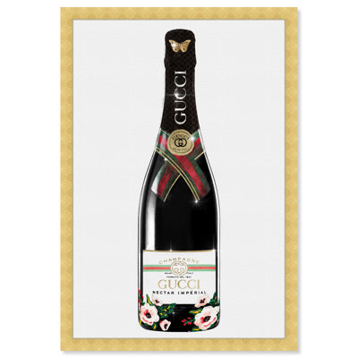 «Italian Mod Champagne - Floater Frame», impression