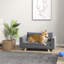 Lit surélevé pour chien, housse extérieure, gris, confortable et sécuritaire, patins, pour animaux de compagnie