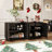 68" Sideboard Buffet Cabinet Credenza Storage With 4 Doors & Drawers