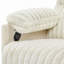 Fauteuil inclinable manuel en velours côtelé Bocaton-564029675