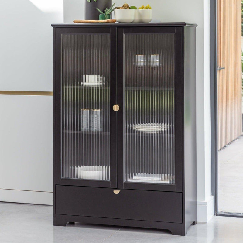 Kitchen Cabinet Set, Black