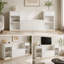 Banc de rangement polyvalent pour entrée avec coussin et compartiments multifonctionnels pour des espaces de vie organisés-304149581