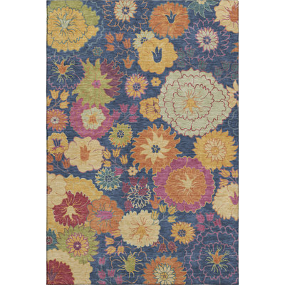 Premium Machine Washable Mayfield Floral Rug