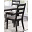 Ensemble de salle à manger 5 pièces Classic Classic Black Finish