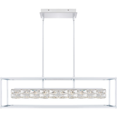 Krenare Integrated LED Polished Chrome Island Light