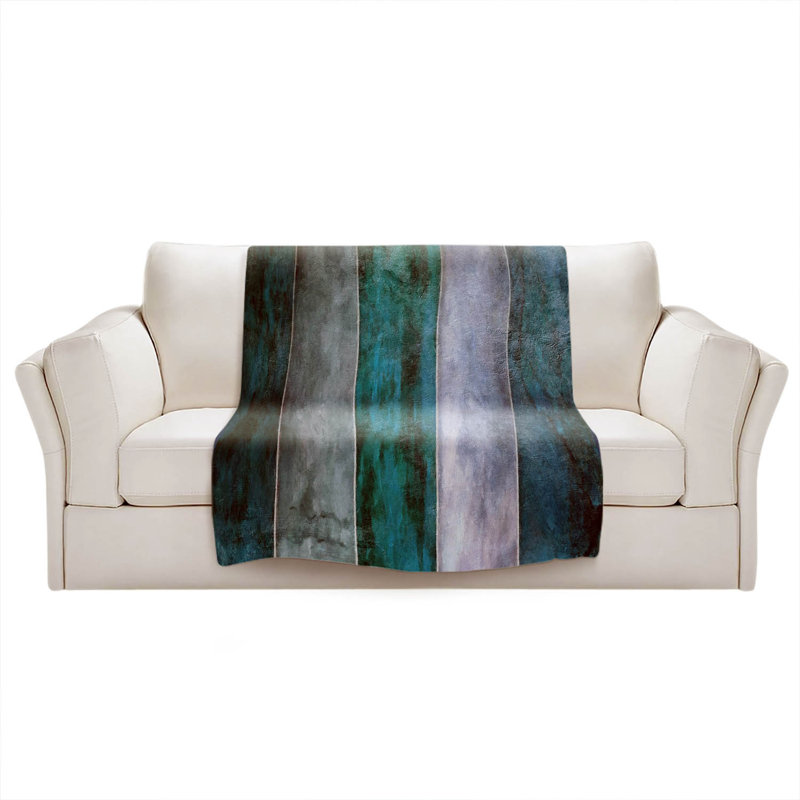 Hand Woven Throw Blanket, 51" x 60"