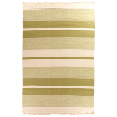 Druggets Hand Woven Wool Striped Area Rug
