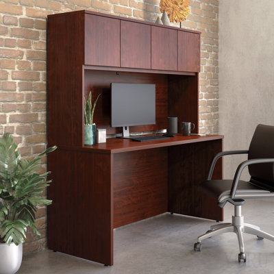 Desk 60" X 24", Red Finish