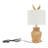 Gold Rabbit Table Lamp with Push Button Switch