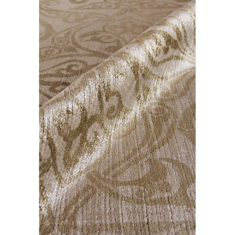 Koda Handmade Synthetic Brown/Beige Area Rug, Rectangle 9' x 12'