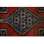 Tapis oriental rouge / bleu en laine noué à la main