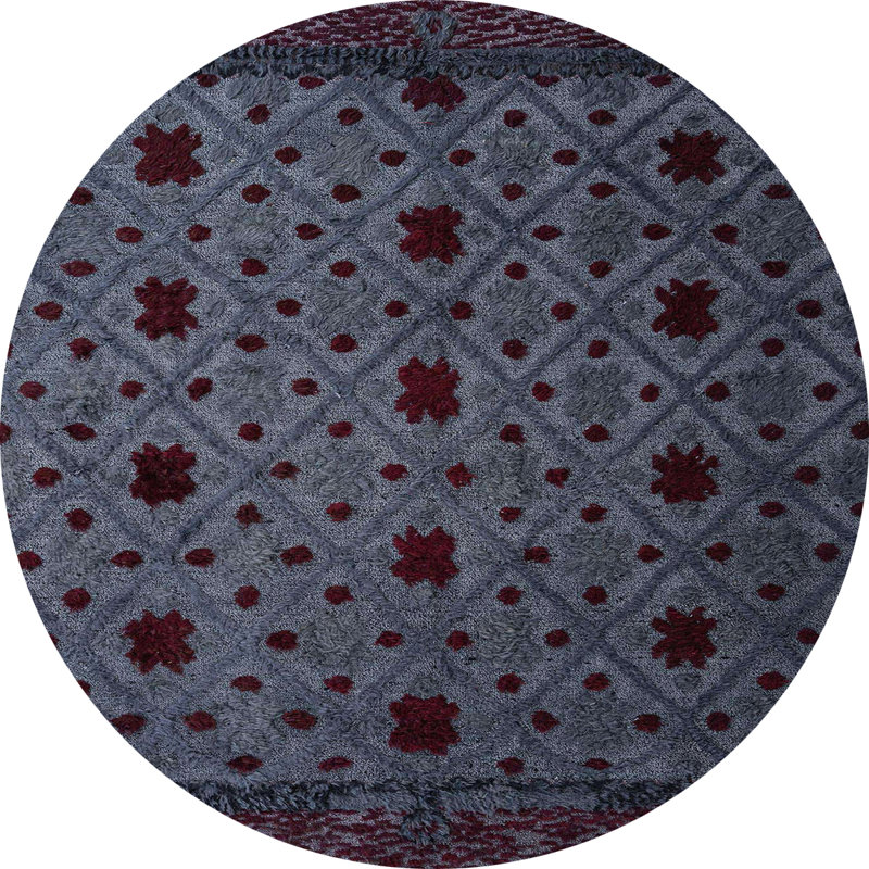 Tapis abstrait moderne 4485, Rond 4 pi