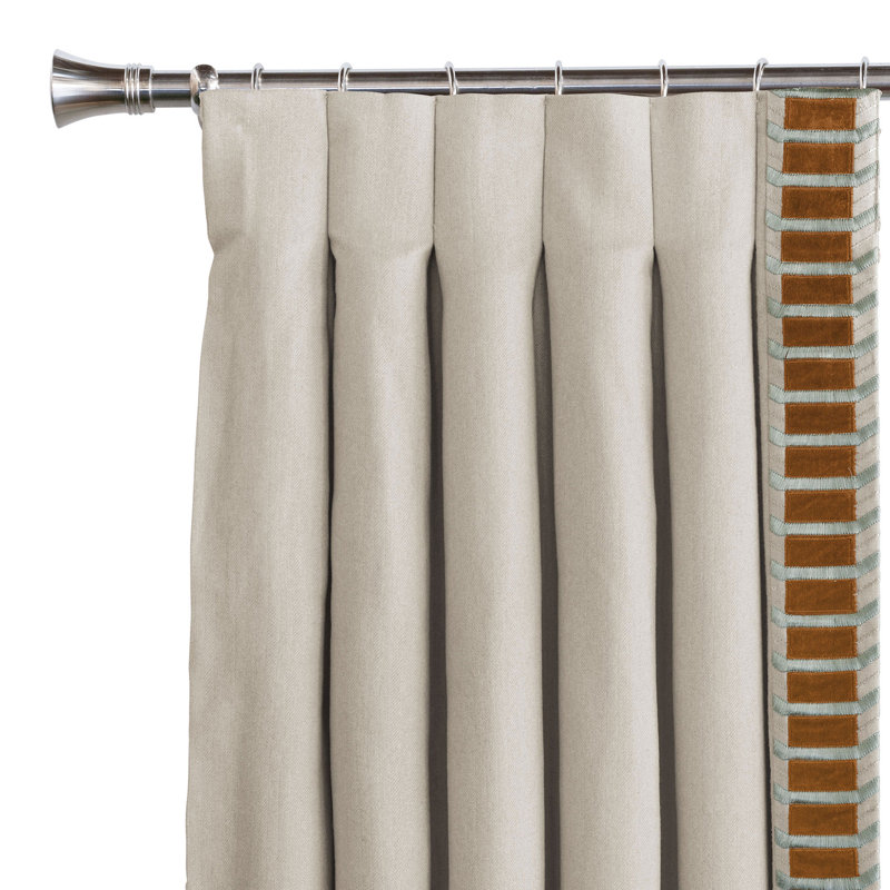Panneau de rideau obscurcissant en polyester Rufus, L 20 po x L 84 po, Oui