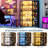 Corner Display Curio Cabinet With Glass Doors & Led Lighting, 71" Glass Display Case For Collectibles, Toys, Books, Extra Bookcase With 5 Shelves, Storage Cabinet For Living Room, Bedroom, Office
