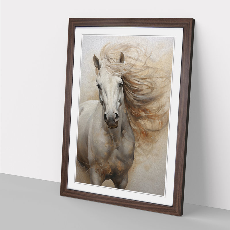 Horse Informel - Framed Print