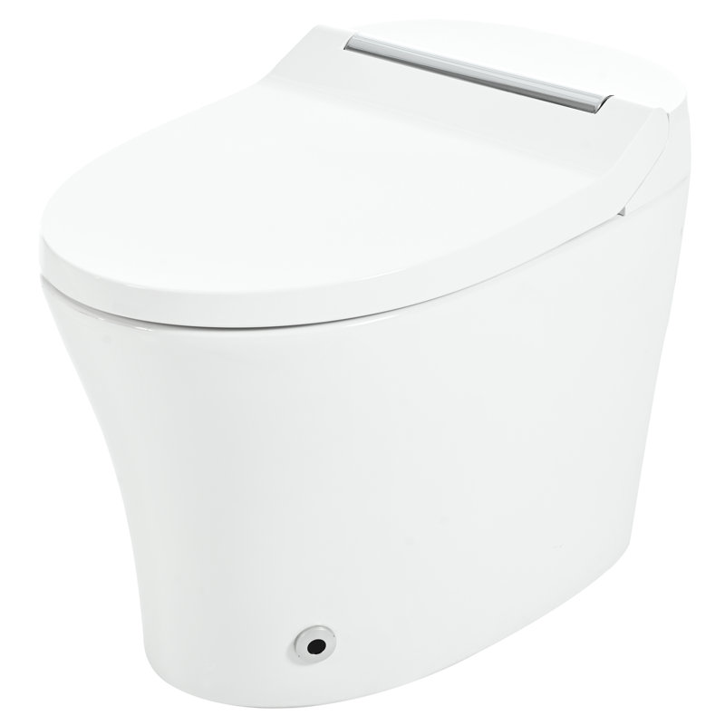 Toilette de salle de bain avec double chasse et 360 fonctions de chasse d'eau à fermeture en douceur et intelligente
