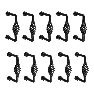 Ensemble de poignées de cage à oiseaux en fer forgé 5 po