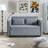 56.3'' Upholstered Sleeper Sofa-261481788