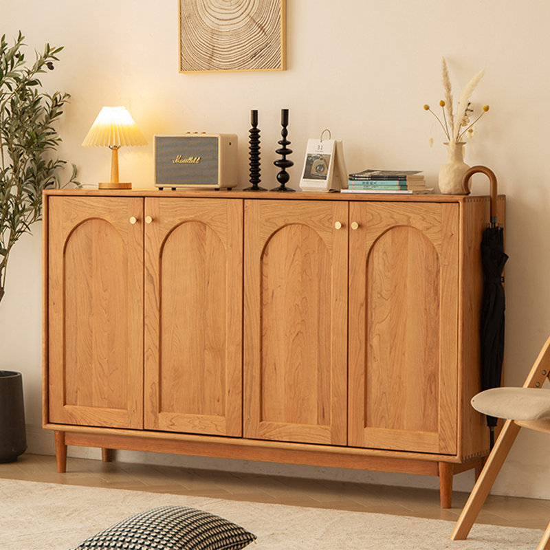 Light large storage shoe cabinet