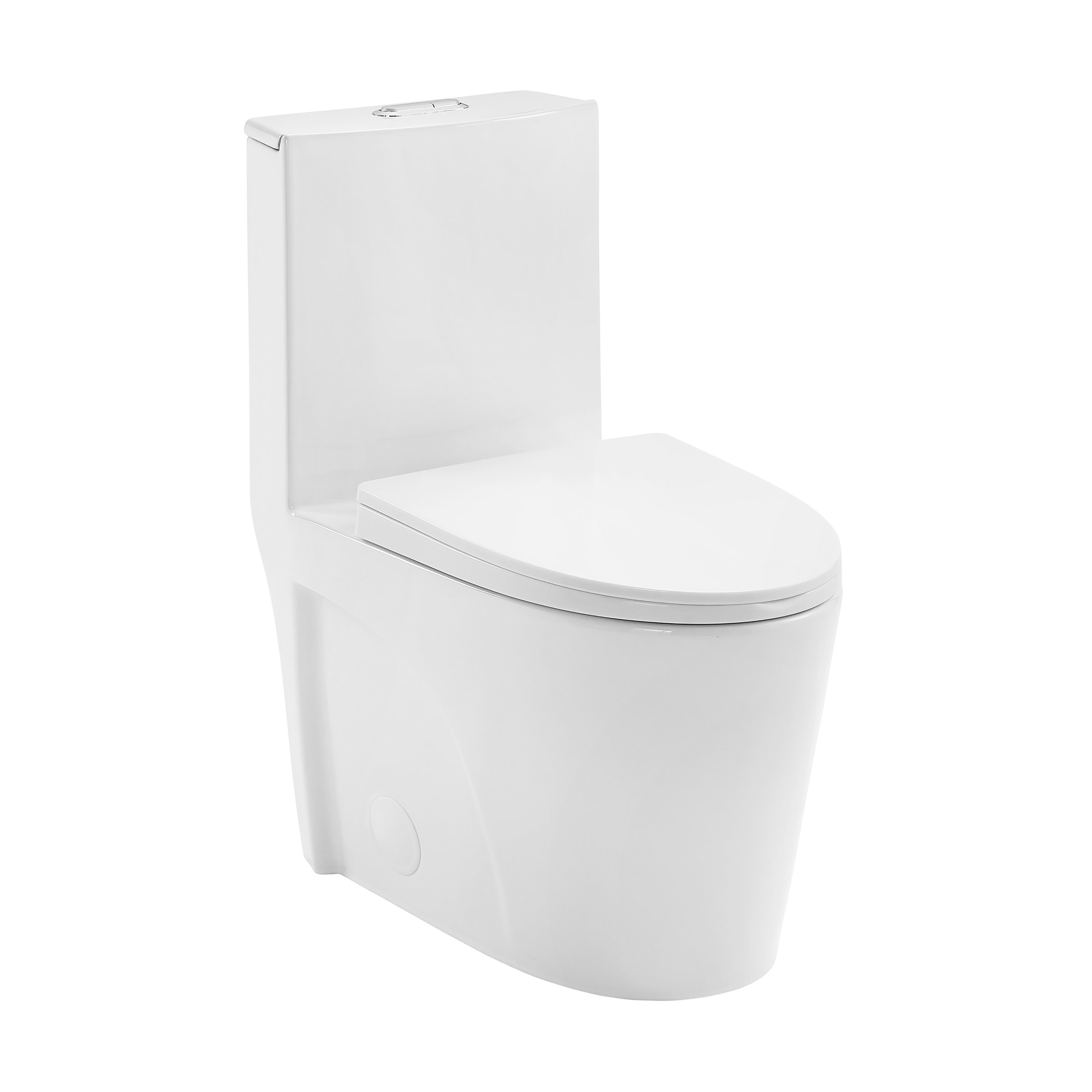 St. Tropez One Piece Elongated Toilet Dual Vortex Flush 1.28 gpf