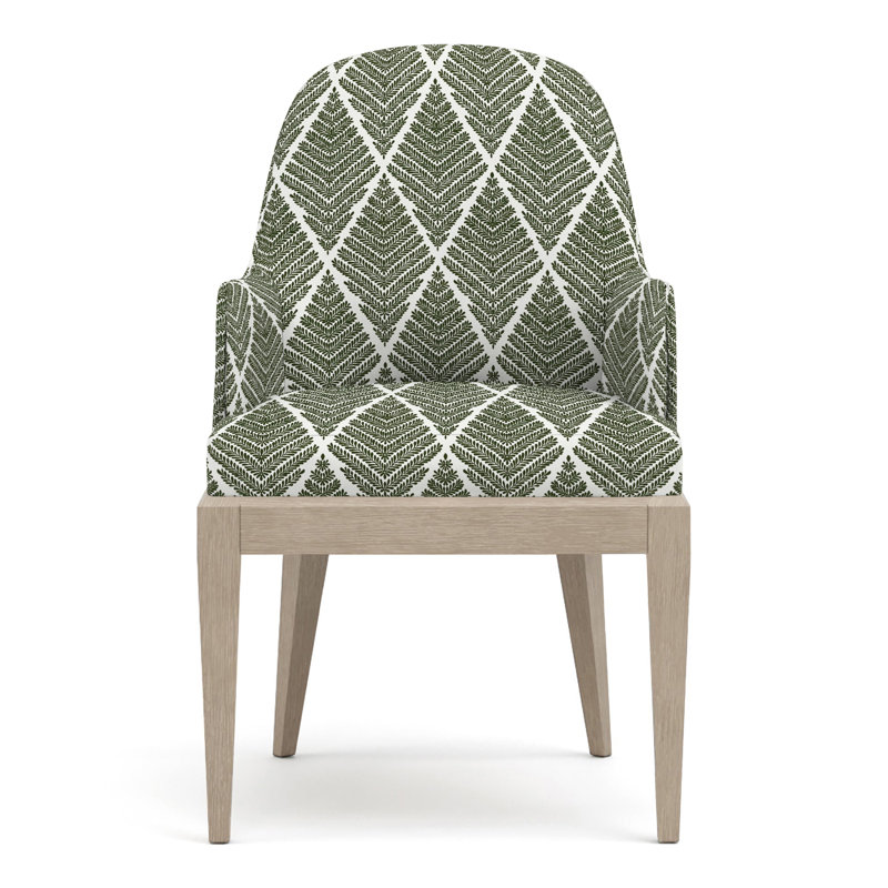 Chaise avec accoudoirs rembourrée Maidstone, Perigold Emmeline Ivy, Banc de sable