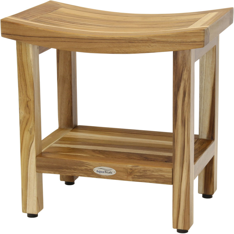 Sumba Shield Teak Shower Bench