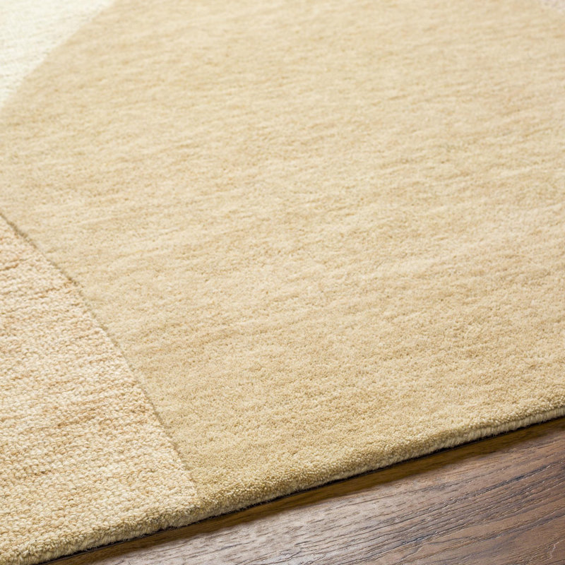 Wool Geometric Indoor Rug, Rectangle 2' x 3'