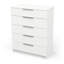 Cheatwood Solid Wood 80cm W 5 - Drawer Chest of Drawers-15099044