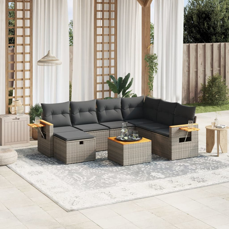 Ensemble de canapé de jardin Vidaxl
