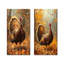 Wildwood Gobbler Turquie I - ensemble d'art mural de dinde 2 pièces-144563708-144563704