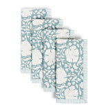 over&back Hand-Blocked Printed Cotton Cloth Napkins