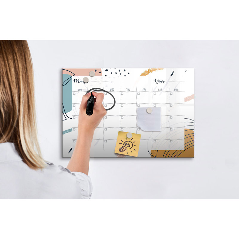 Magnetic Glass Dry Erase Board