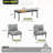Metal 2-Person Patio Set, Outdoor Aluminum Patio Furniture Set-98388607