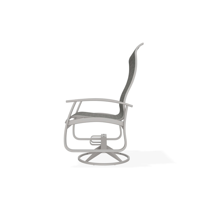 Belle Isle Outdoor Dining Chair, Sicily, Warm Gray