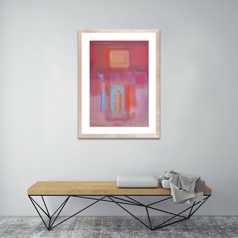 Figures In A Souk E Print by Charles Stuart, Natural, 40" H x 29" W x 2.5" D