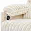 Fauteuil inclinable manuel en velours côtelé-1881069761