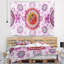 Tapisserie abstract rose psychédélique relaxing art-28495636
