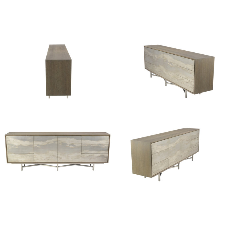 Audley 94.5'' W Solid Wood Sideboard