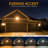 3 - Head Dusk to Dawn Outdoor Security Flood Light with Motion Sensor