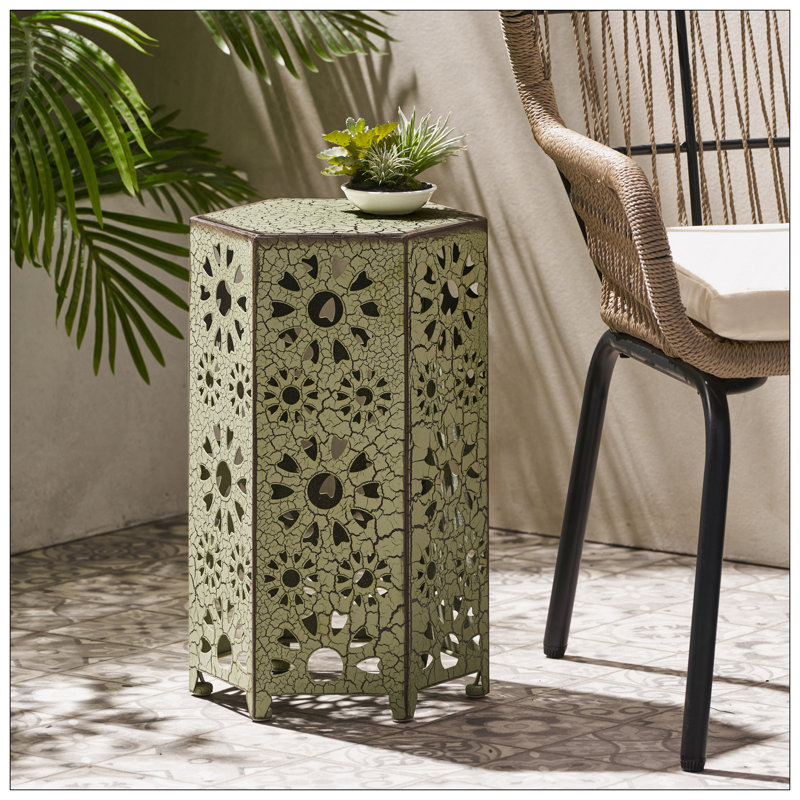 ELIANA 12 "SIDE TABLE, Green