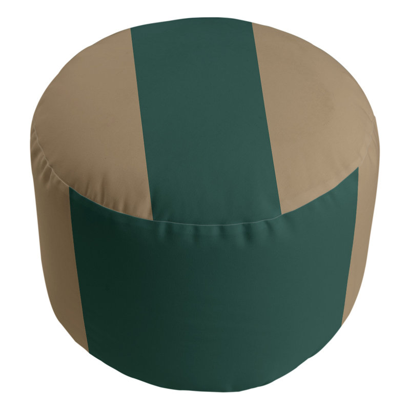 Repose-pieds repose-pieds rond 20,5" new velours, Gold/Green/Gold
