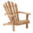 Beklabito Solid Wood Adirondack Chair