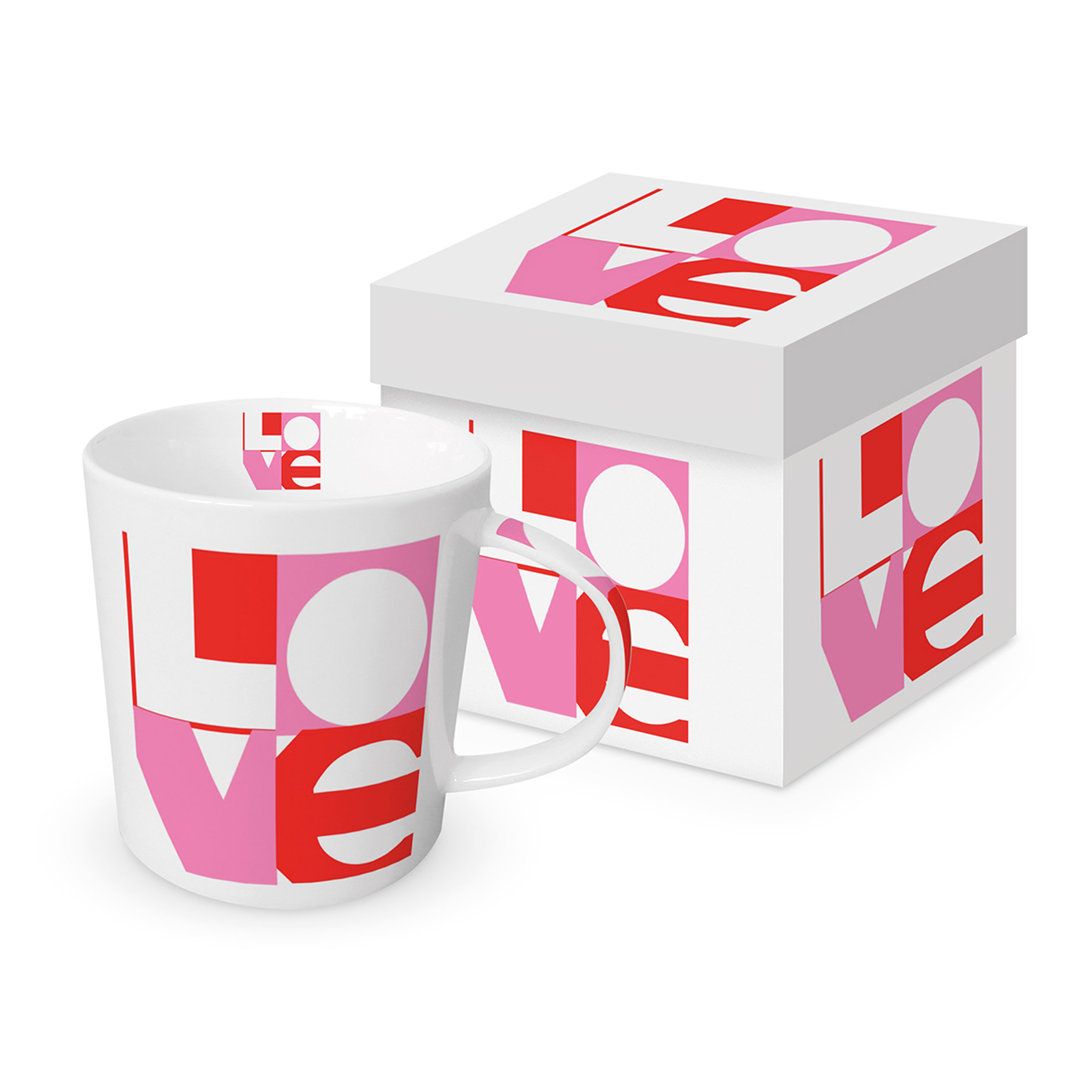 Love Graphic Trend Mug in Geschenkbox